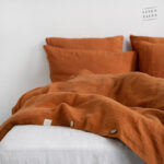 Almond Linen Bed Set