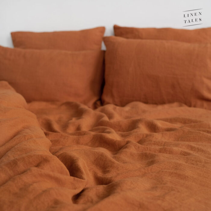 Almond Linen Bed Set