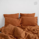 Almond Linen Bed Set