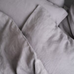 Ash Linen Bed Set