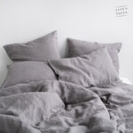 Ash Linen Bed Set