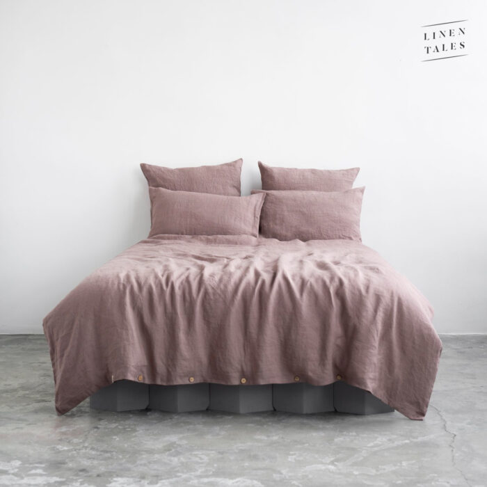 Ashes of Roses Linen Bed Set