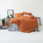 Almond Linen Bed Set