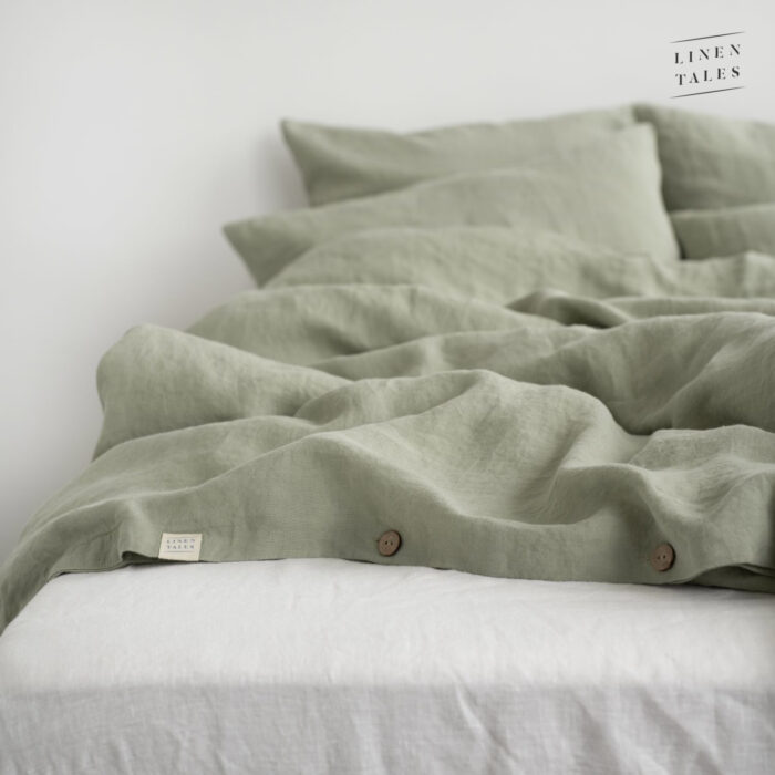 Sage Linen Bed Set