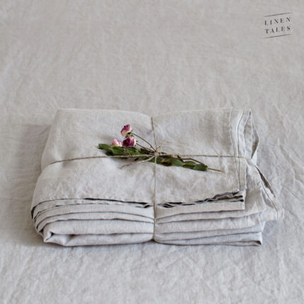 Silver Linen Flat Sheet