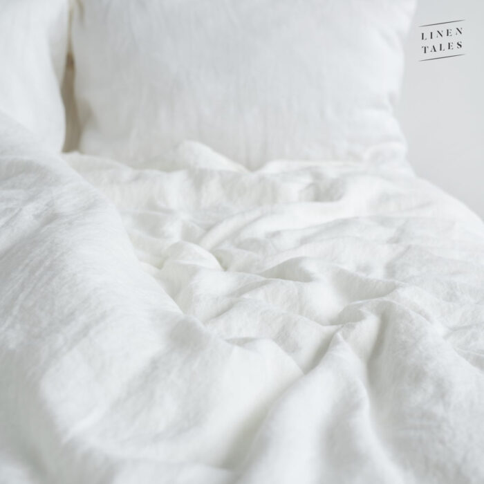 White Linen Bed Set