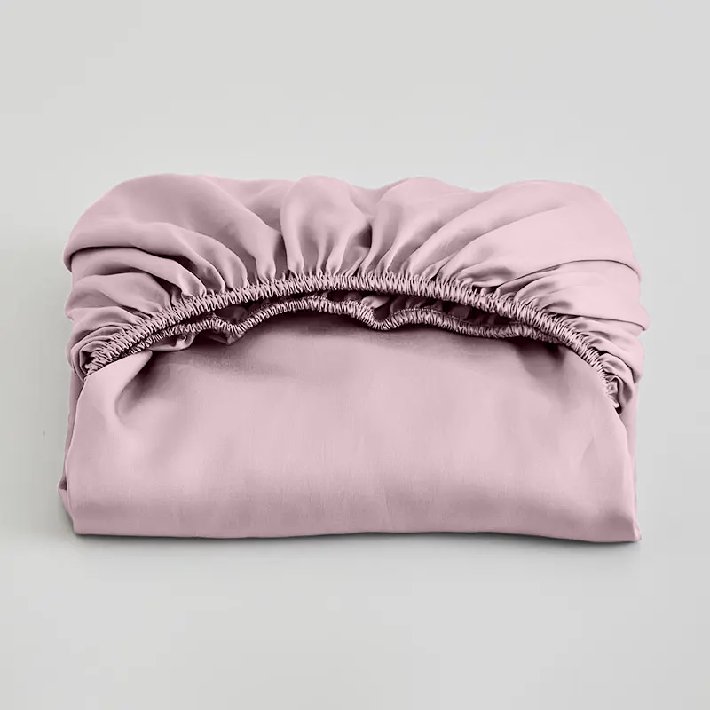 Dirty Pink Bamboo Fitted Sheet